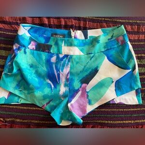 Bebe Women's Blue and Purple High Waist Shorts Size SS -Brand new